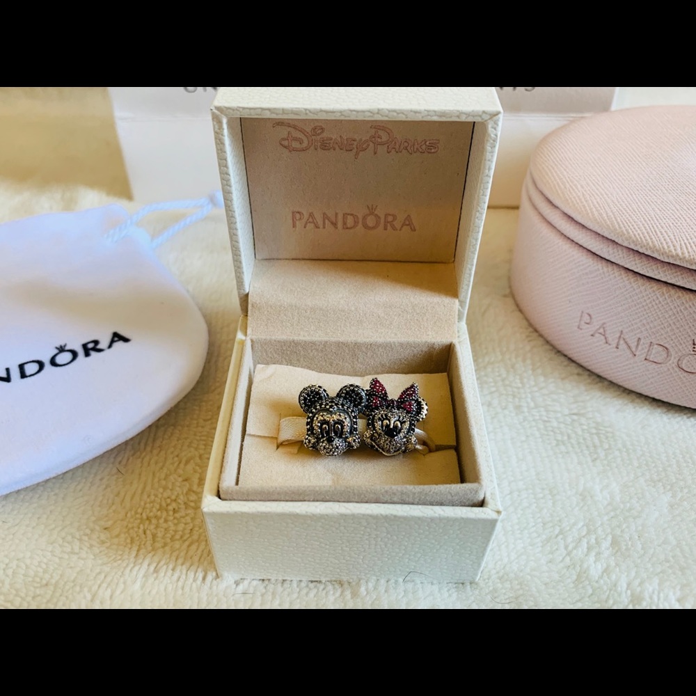 SALE Pandora Disney Sparkling Mickey & Minnie